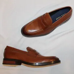 NEW COLE HAAN MEN\'S MODERN CLASSICS PENNY LOAFER‎ BRITISH TAN SZ 8 COLE HAAN Male Adult Men 8.5 C38740 British Tan Scotch  main image 3